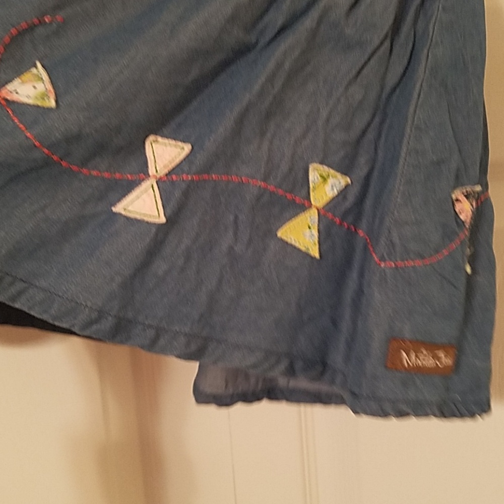 4 for $25! Matilda Jane Fly a Kite Chambray Skirt - Picture 4 of 8